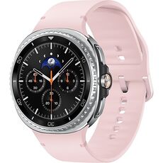 Galaxy Watch8 Classic | 46 мм | Black | Sport/Pink | M/L, Размер: 46 мм, Цвет: Black, Тип ремешка: Sport, Цвет ремешка: Pink, Размер ремешка: M/L, Подключение часов: Bluetooth / Wi-Fi